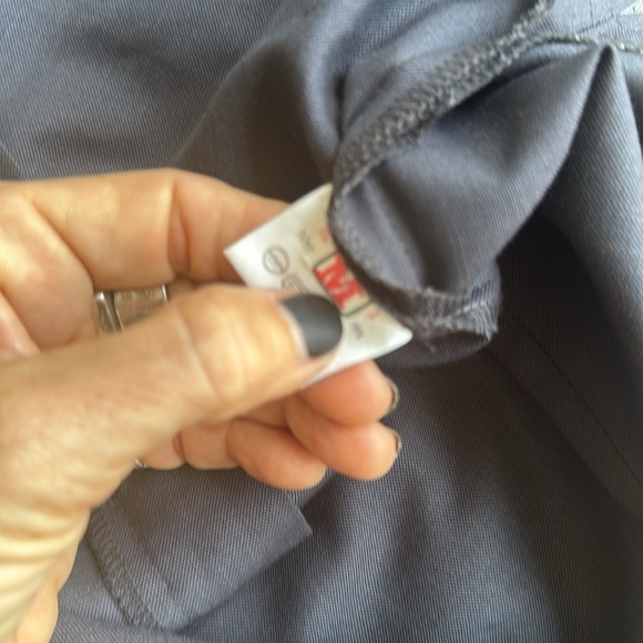 Asian Gray Mandarin Collar Jacket light weight medium - Picture 7 of 10